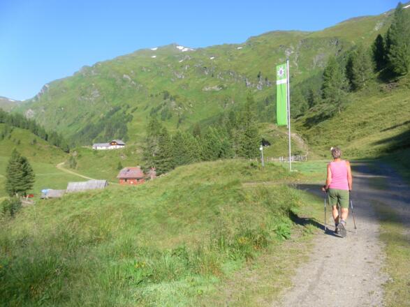 Abzweig vor der Sticklerhütte