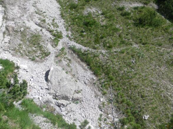 Erosionsgrabenquerung