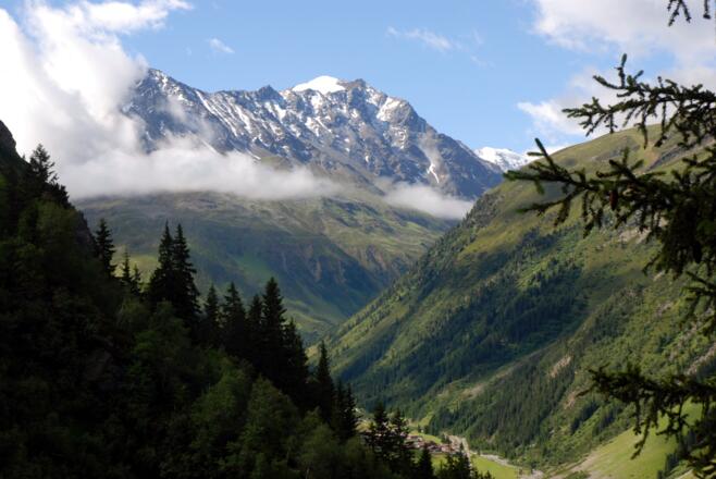 Blick ins innere Pitztal