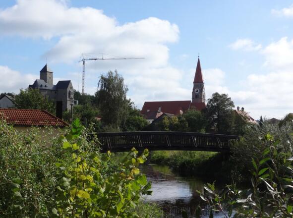 Blick zurück nach Falkenberg