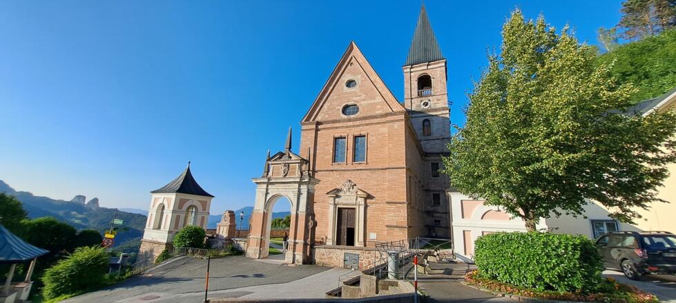 Im Zentrum von Bad Dürrnberg ist es sehr ruhig...