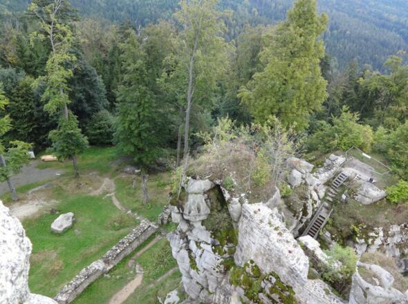 Blick von der Ruine Weißenstein