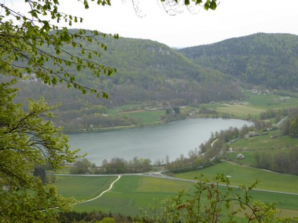 Blick vom Jungefernsprung auf den Happurger See