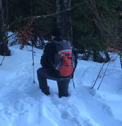 Tiefschnee am Pröller