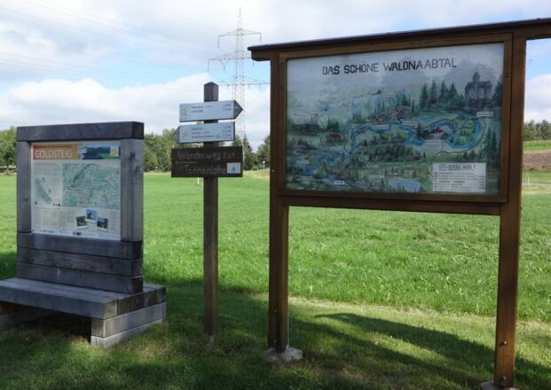Hinweistafel Waldnaabtal