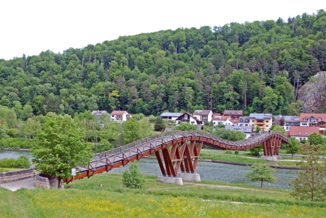 Die längste Holzbrücke Europas