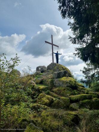 Gipfelfoto Wolfsberg Gipfelkreuz