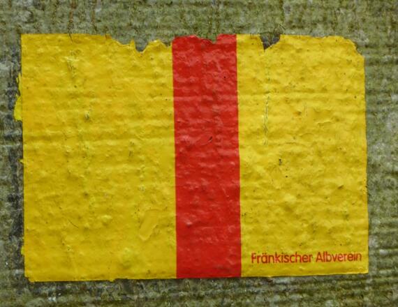 Wegmarkierung Frankenalb Panoramaweg