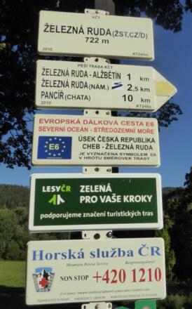 Wegweiser in Tschechien