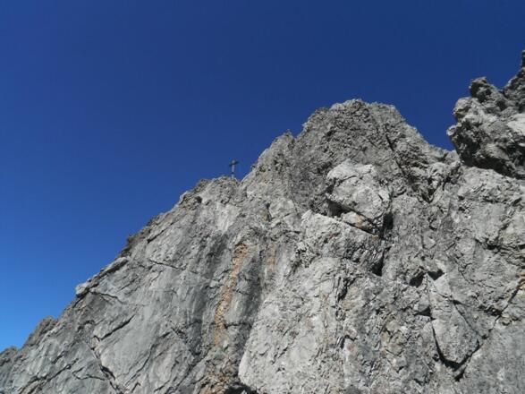Blick zum Gipfel