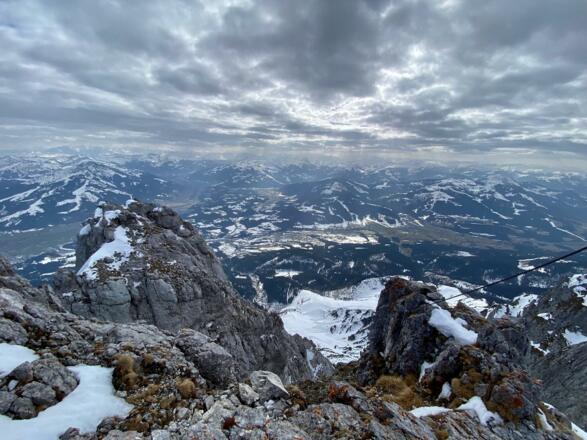 Aussicht Richtung Süden vom Gipfel