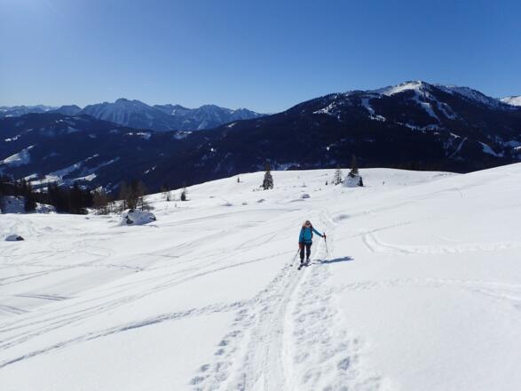 Sanfte Hänge zur Widdersbergalm