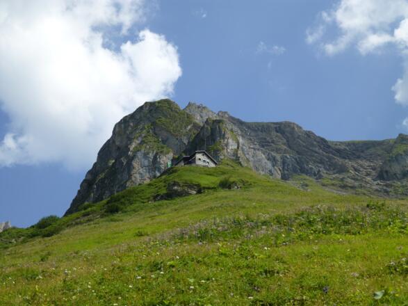 Letzter Aufschwung zur Frederik-Simms-Hütte