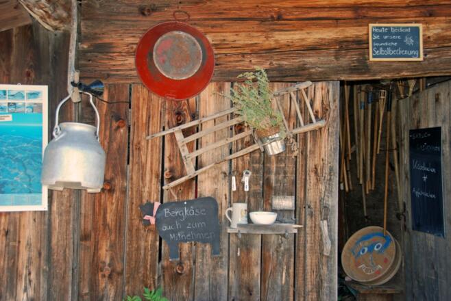 Eingang zur Alpe Gschwender Berg