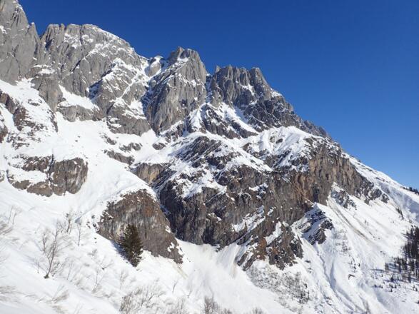 Ein Teil der Mandlwand