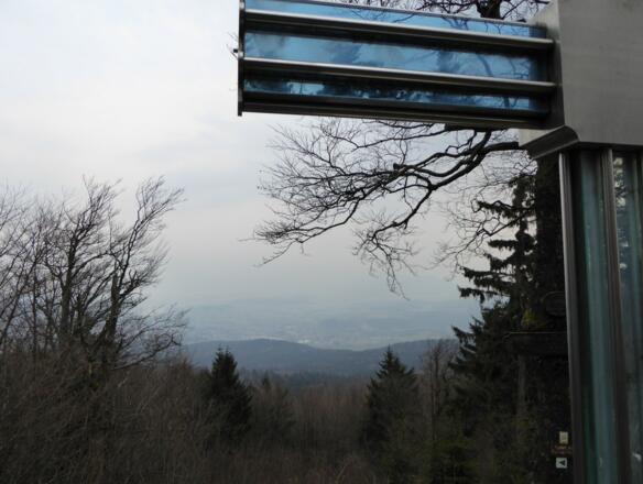 Blick vom Reiseck nach Furth im Wald