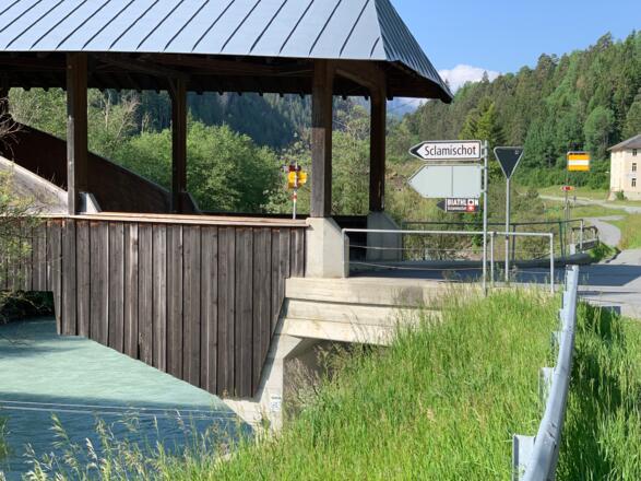 Brücke über den Oberinn nach Sclamischot