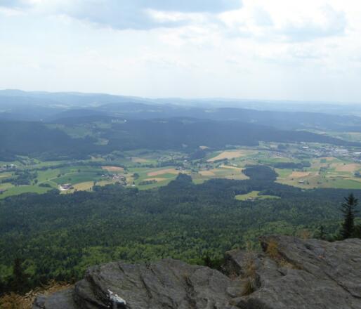 Blick vom Kreuzfelsen