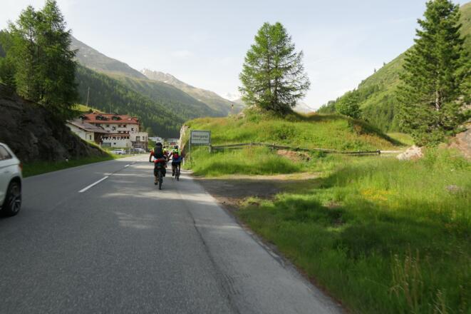 Auffahrt zum Timmelsjoch