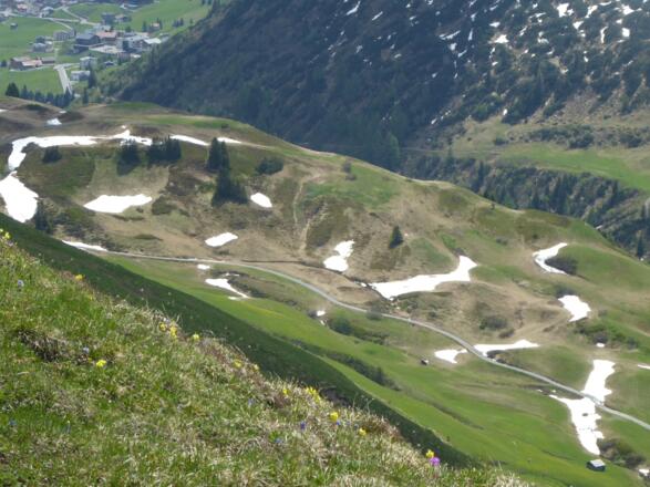 Blick auf Warth