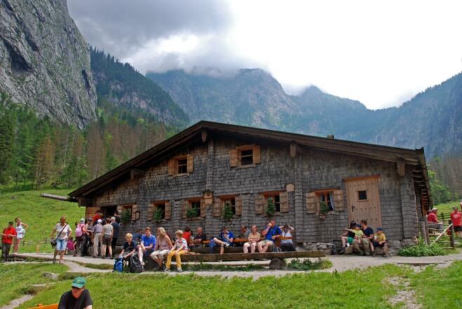 Einkehr an der Fischunkelalm