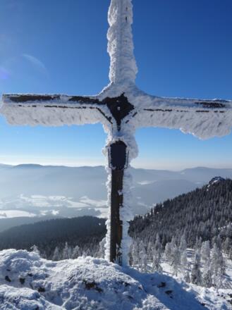 Gipfelkreuz Großer Osser