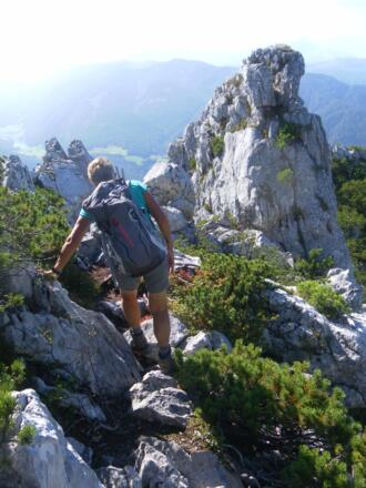 Felsformationen am Dreibrüdersteig