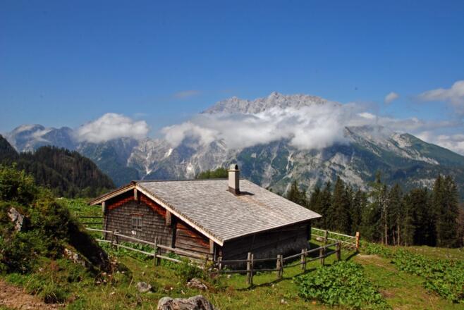 Priesbergalm und Watzmann