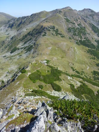 Blick über die Rosaninscharte zum Mühlbacher Nock