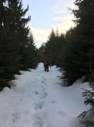 Schneeschuhe wäre nicht schlecht gewesen