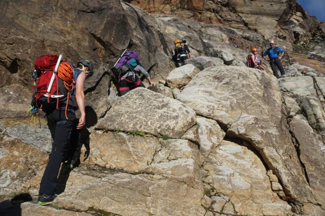 An der markanten Rampe