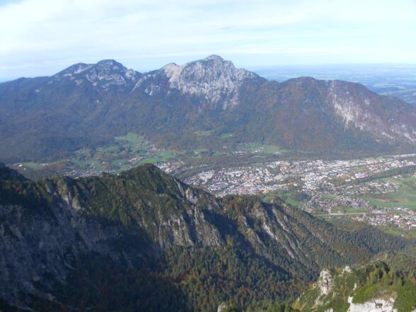 Bad Reichenhall und Hochstaufen vom Dreisesselberg