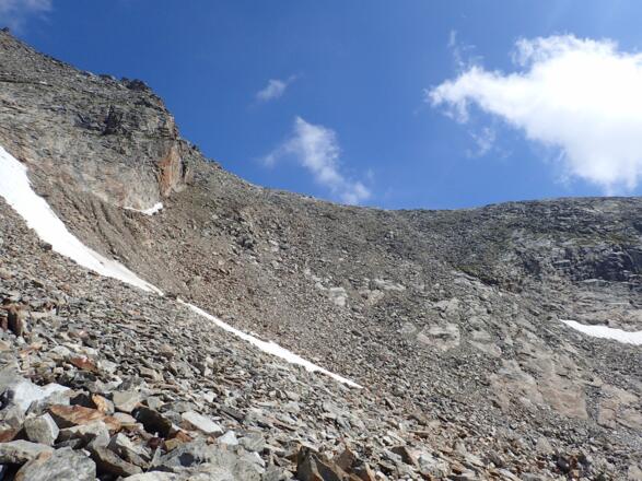 Rückblick auf den Schartenhang