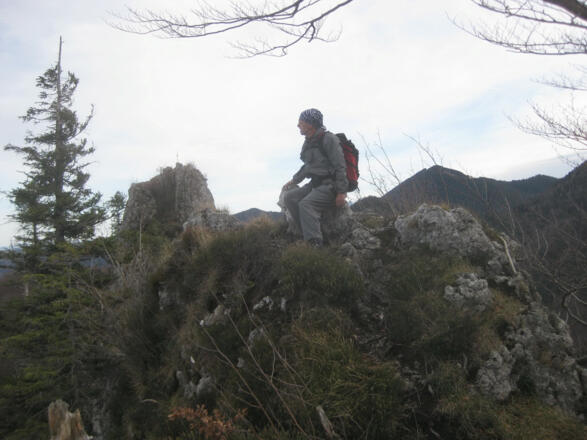 Engelstein vom Westgipfel aus gesehen