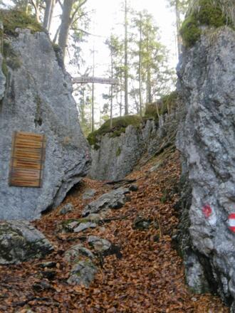 Westeinstieg in die Teufelsgasse