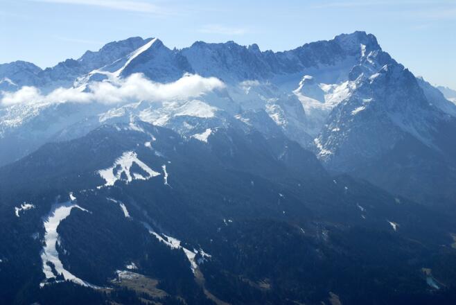 Die Zugspitze im Südwesten