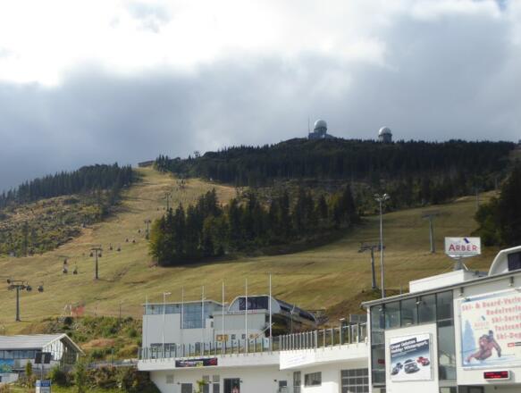 Blick auf den Großen Arber von der Talstation