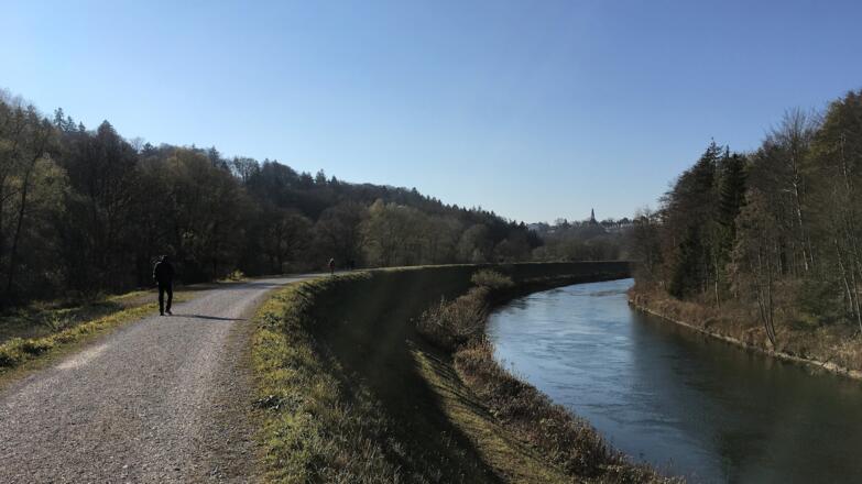 Isartal mit Blick auf Pullach