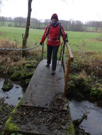 Holzbrücke über die Murach