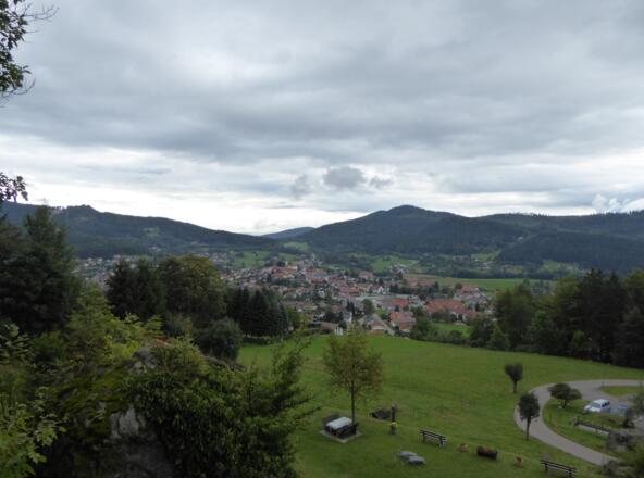 Blick von der "Klause" nach Bodenmais