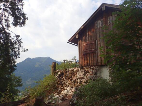 Die Hütte am Plombergstein