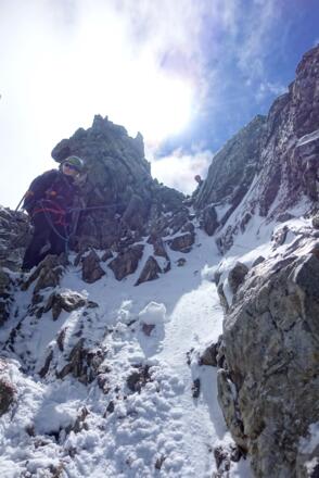 Das Ende der Rinne naht