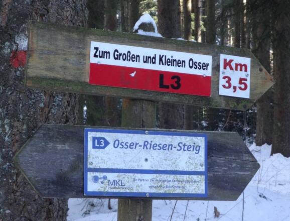 Wegmarkierung L3