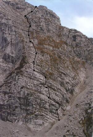 Routenverlauf ohne Schnee