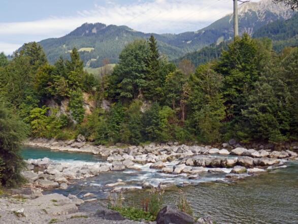 An der Iller entlang zurück nach Fischen