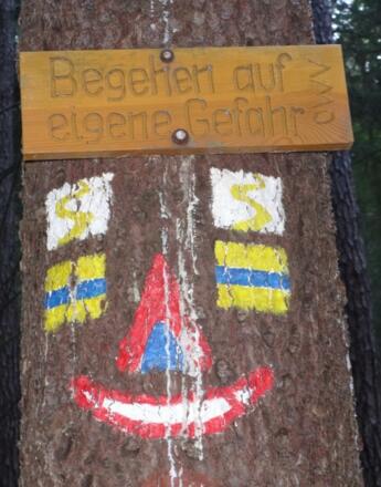 "Goldsteigmarkierung"