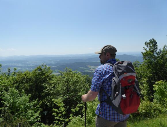 Blick nach Bad Kötzting