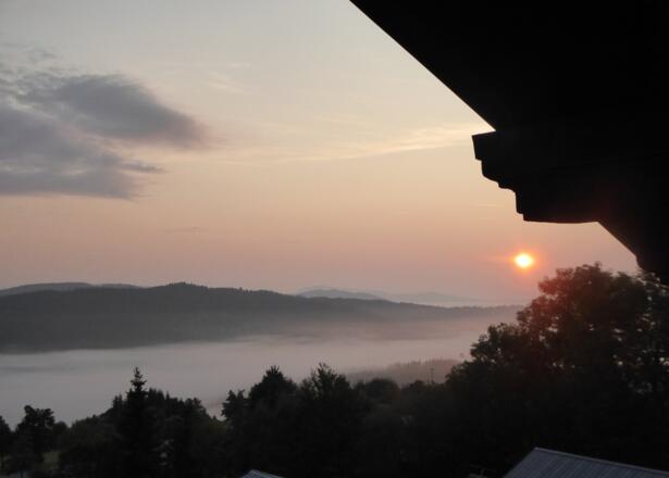 Sonnenaufgang in Mitterfirmiansreut