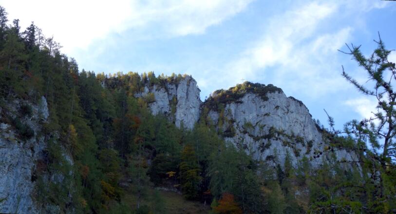 Gipfelblick vom Gratrücken um 1090m