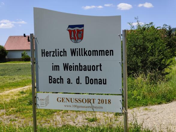 Bach an der Donau - kleinster ausgewiesener Weinbauort Deutschlands